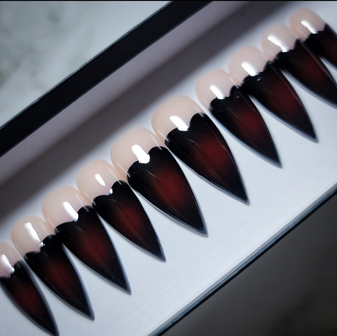 Vampire Heart Press on Nail Set