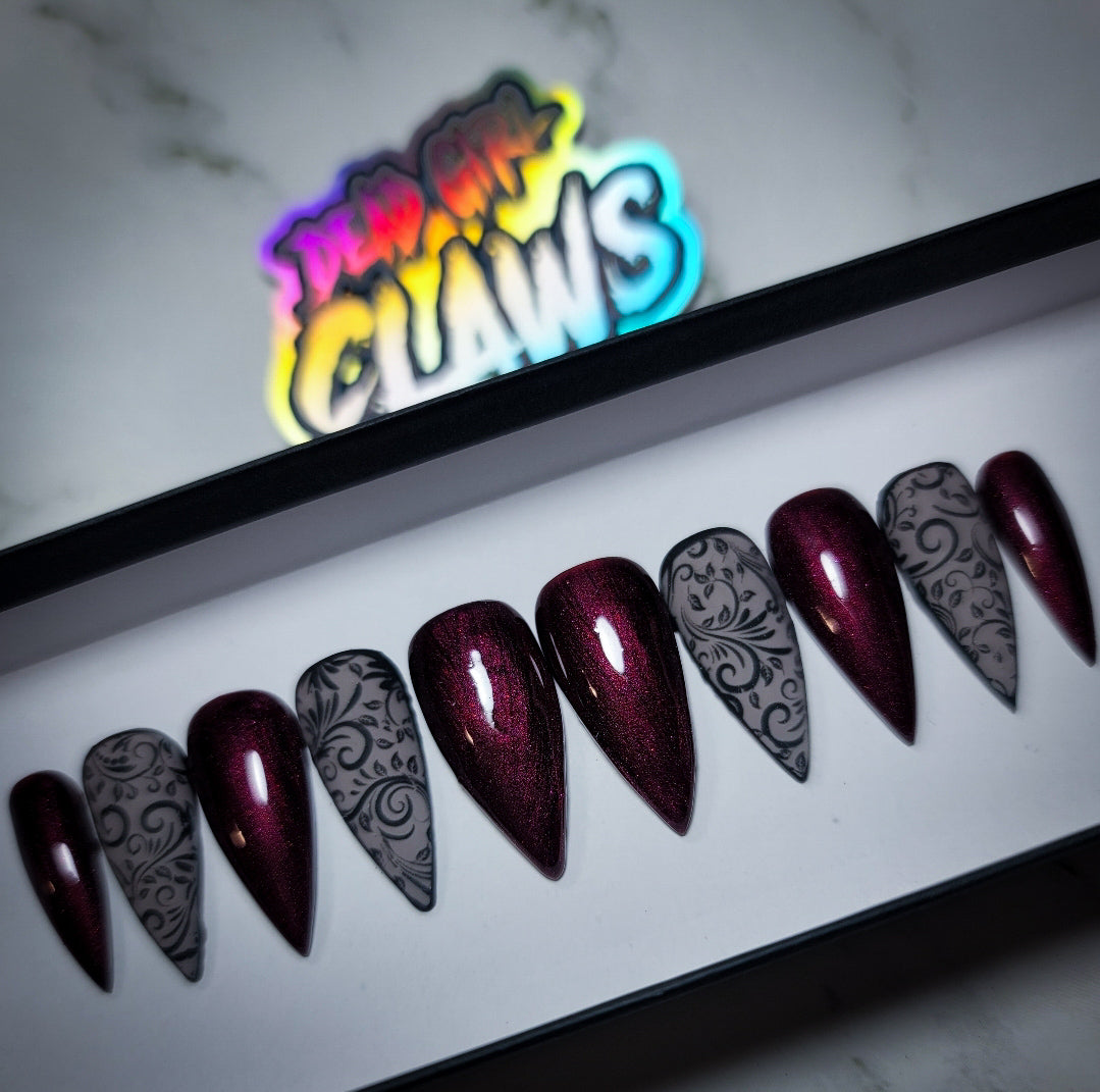 Autumn Lace Press on Nail Set