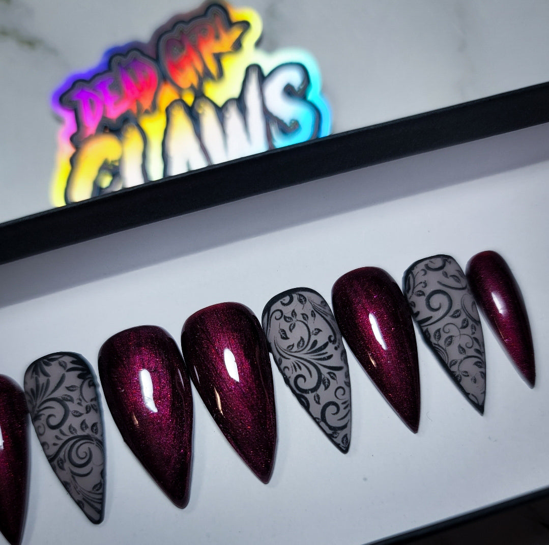 Autumn Lace Press on Nail Set