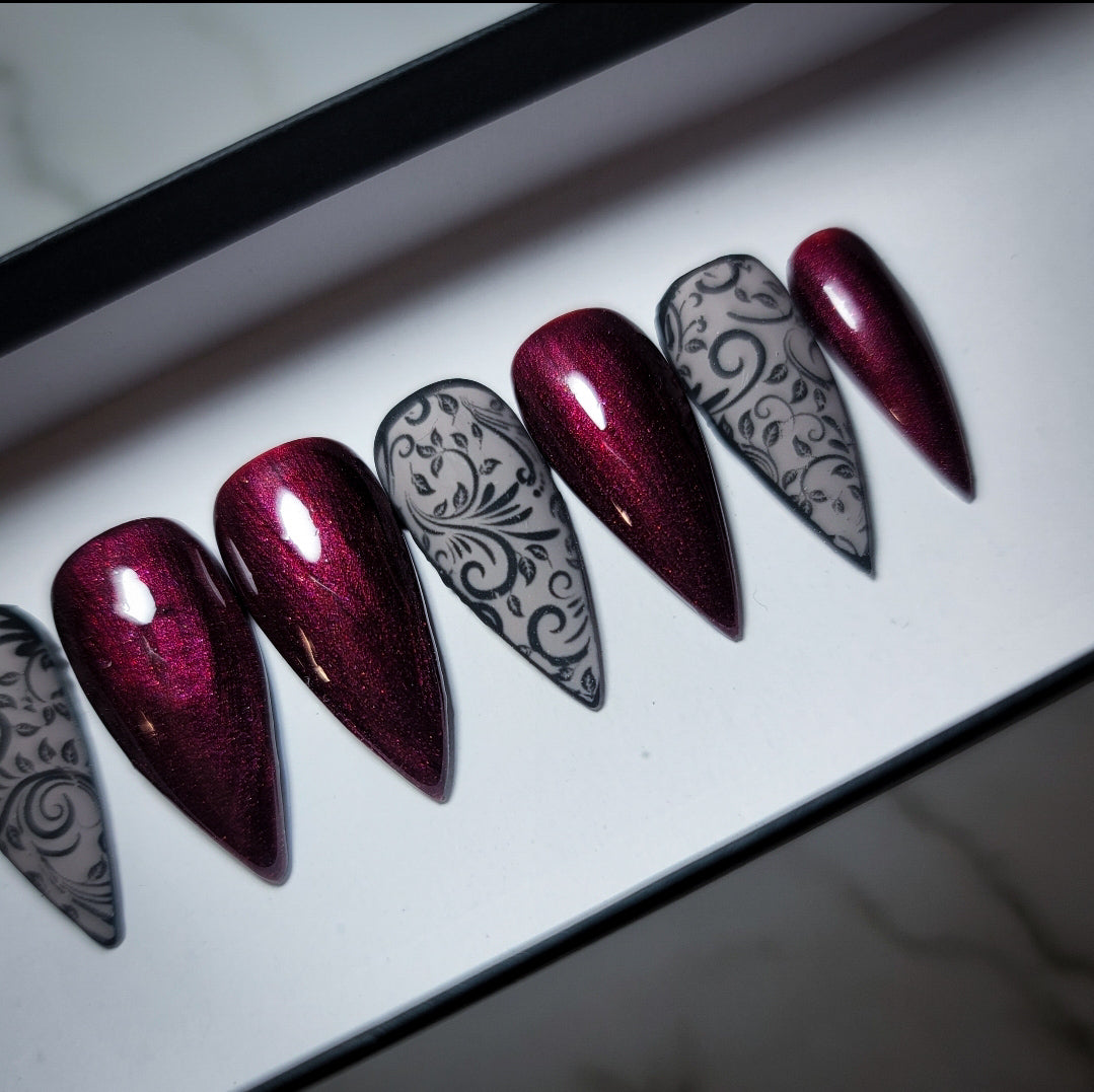 Autumn Lace Press on Nail Set