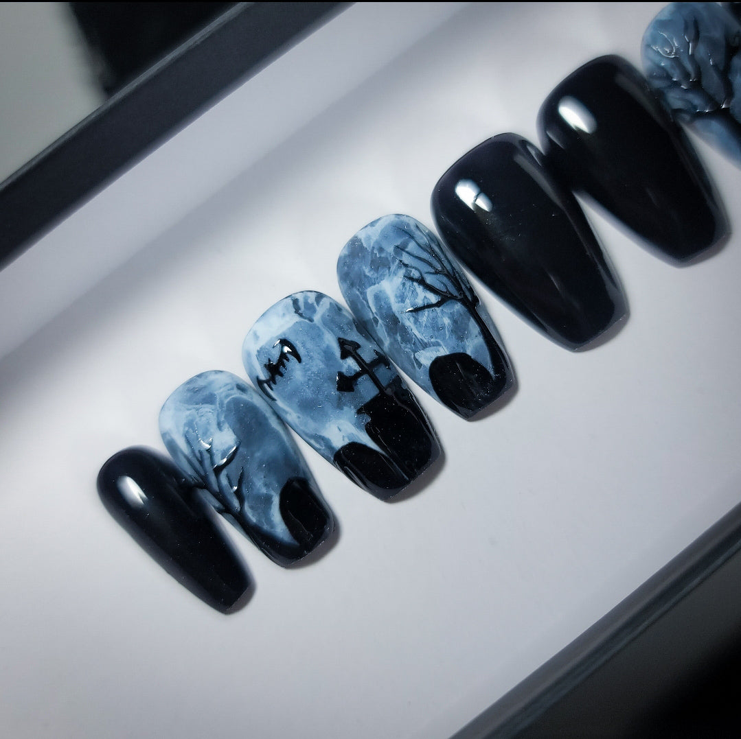 Graveyard Shift Press on Nail Set