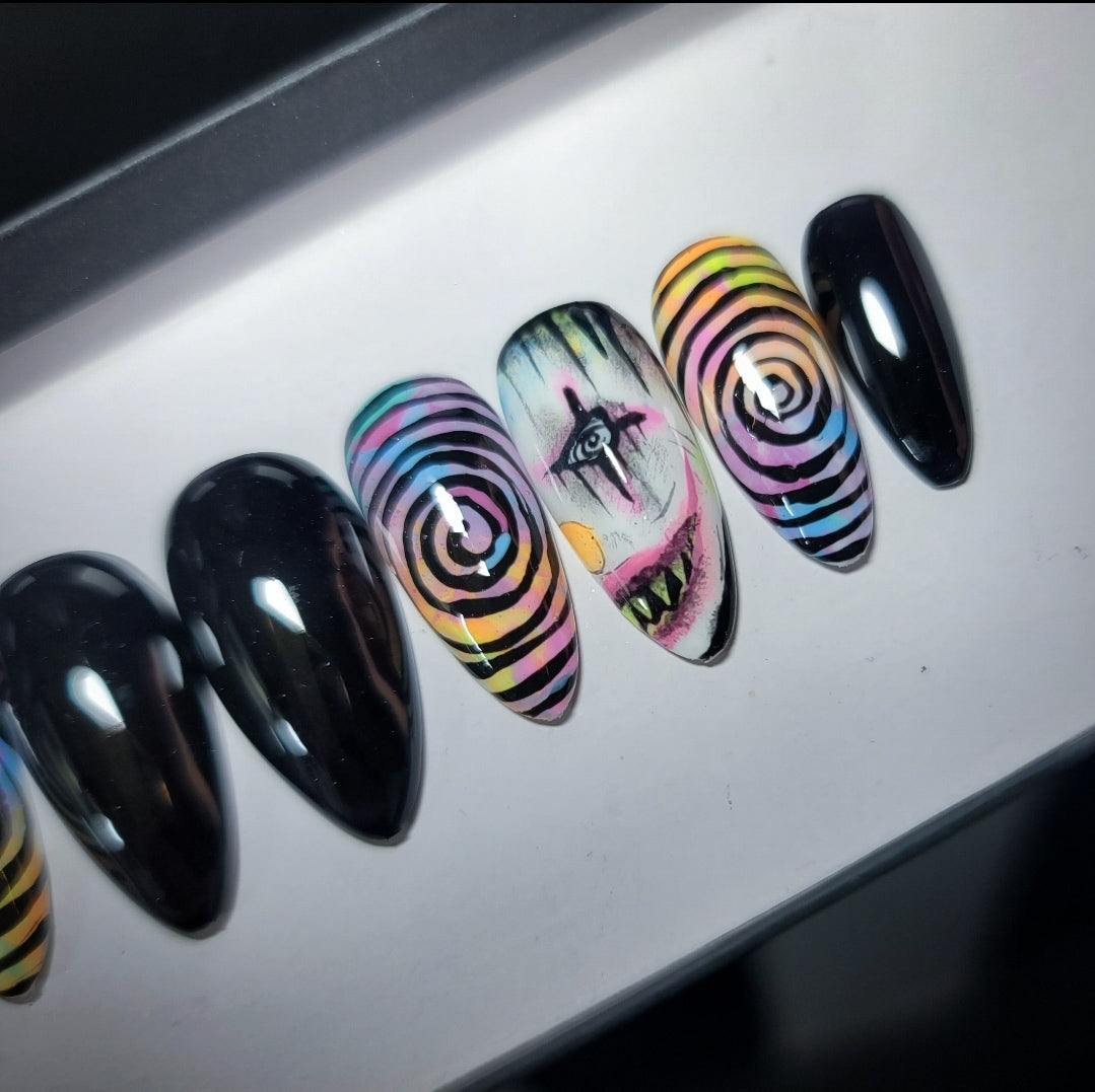 Sweets The Clown (Glow in the Dark) Press on nails