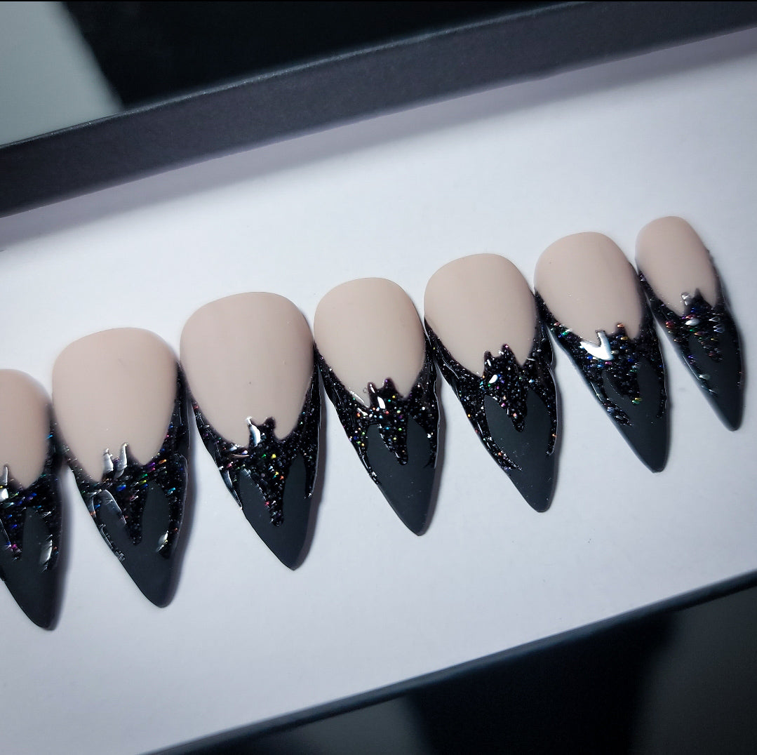 Embrace the Darkness Press on Nail Set