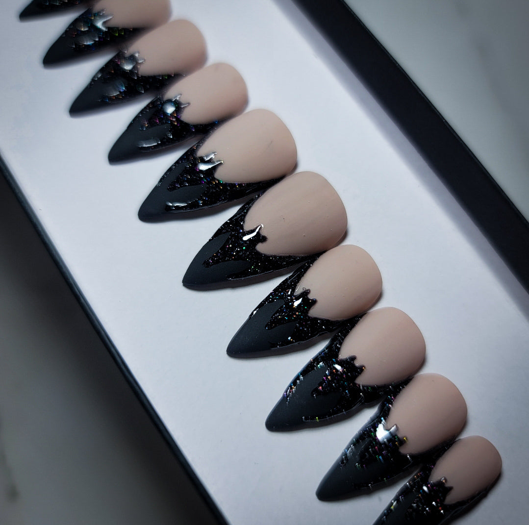 Embrace the Darkness Press on Nail Set