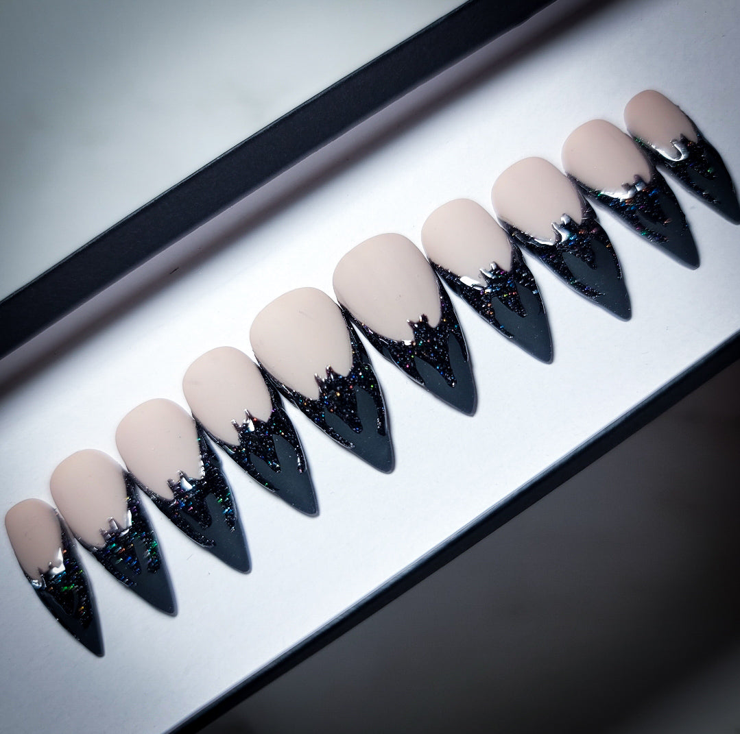 Embrace the Darkness Press on Nail Set