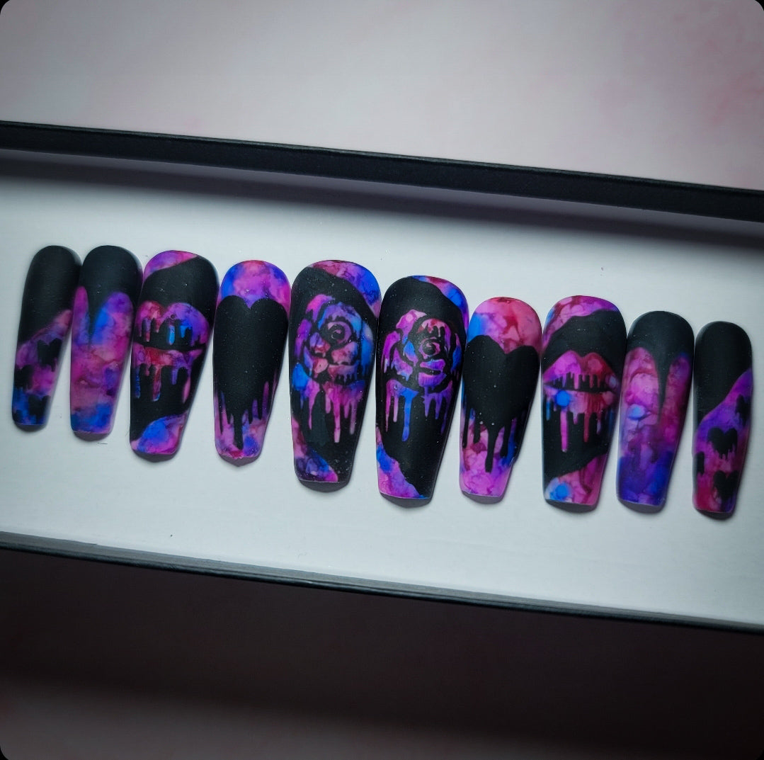 Give You My Heart Press on Nail Set