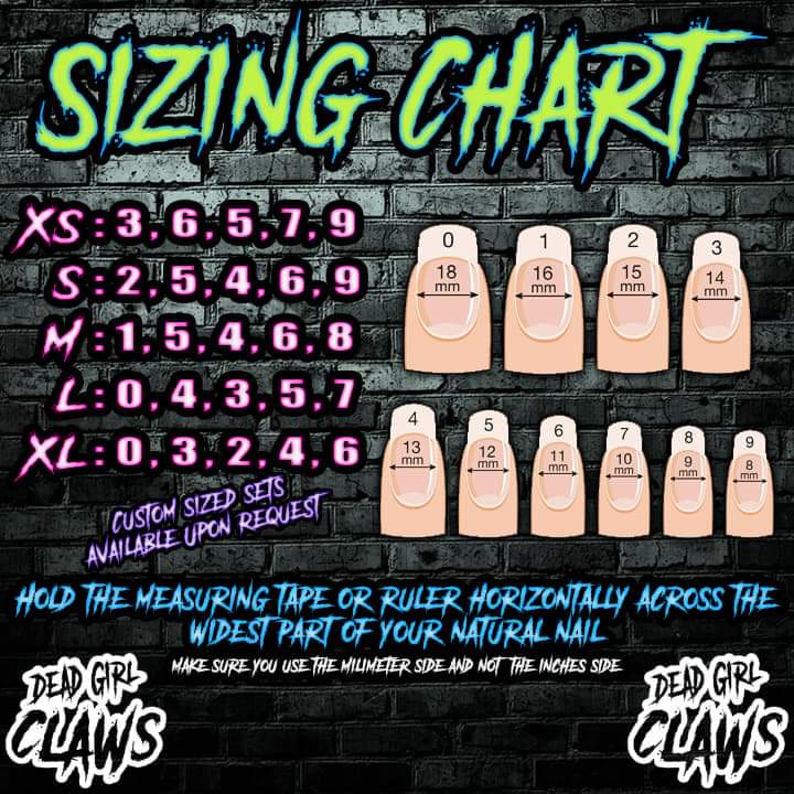Bat Queen (Glow in the Dark) Press on Nail Set