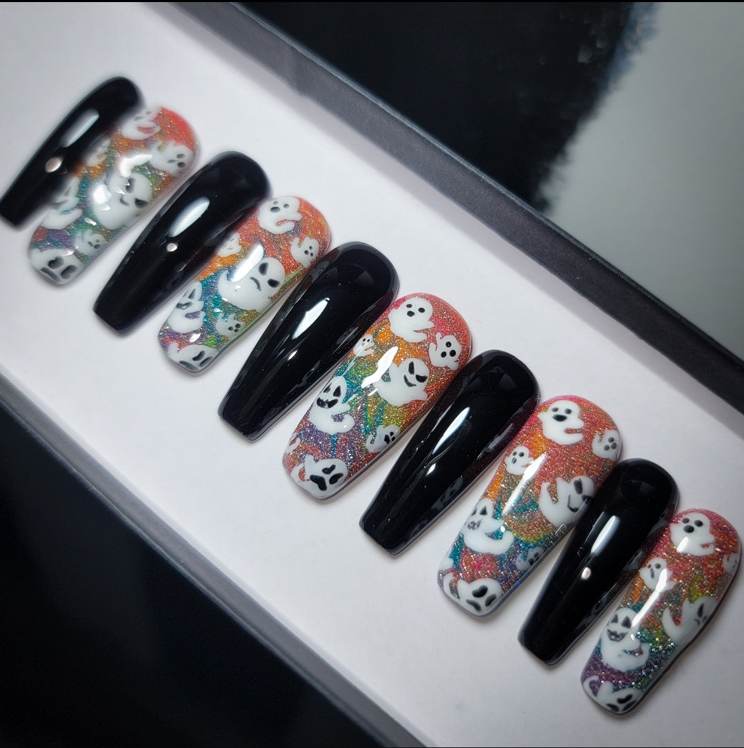 Spooky Souls Press on Nails (Glow In The Dark)