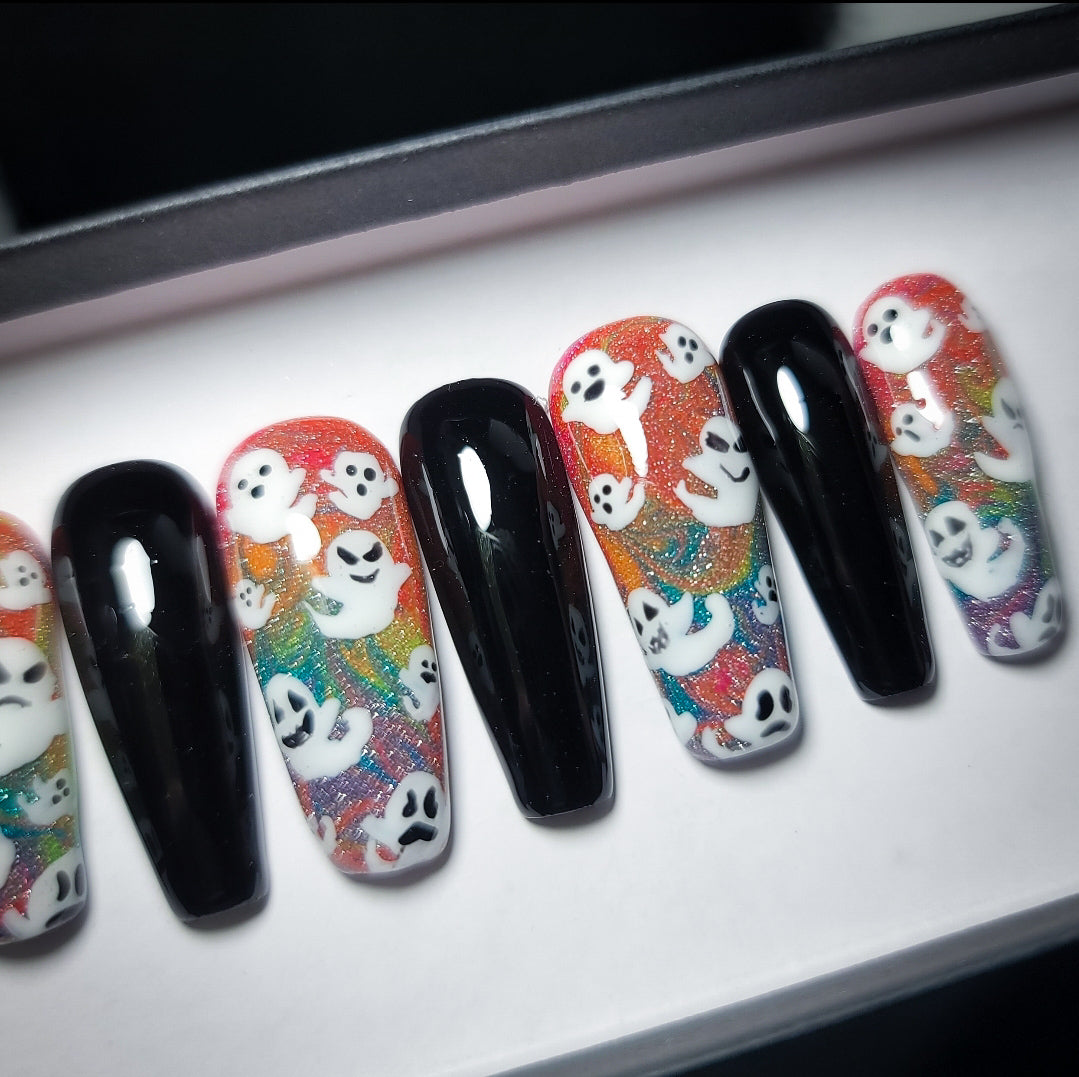 Spooky Souls Press on Nails (Glow In The Dark)