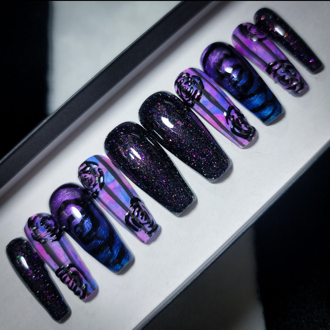 Flora Press on Nail Set