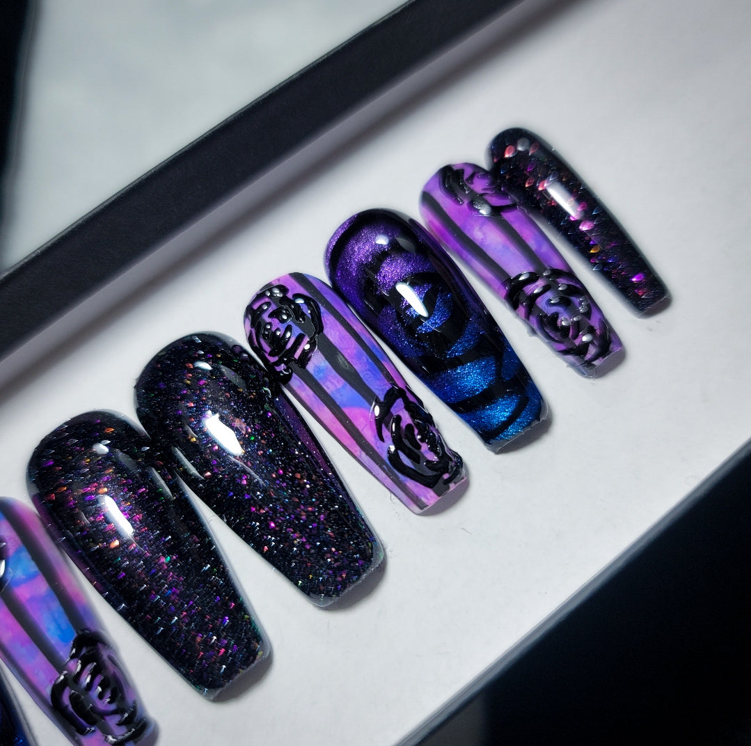Flora Press on Nail Set