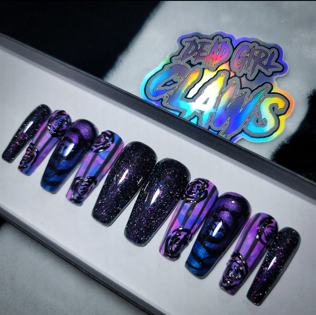 Flora Press on Nail Set