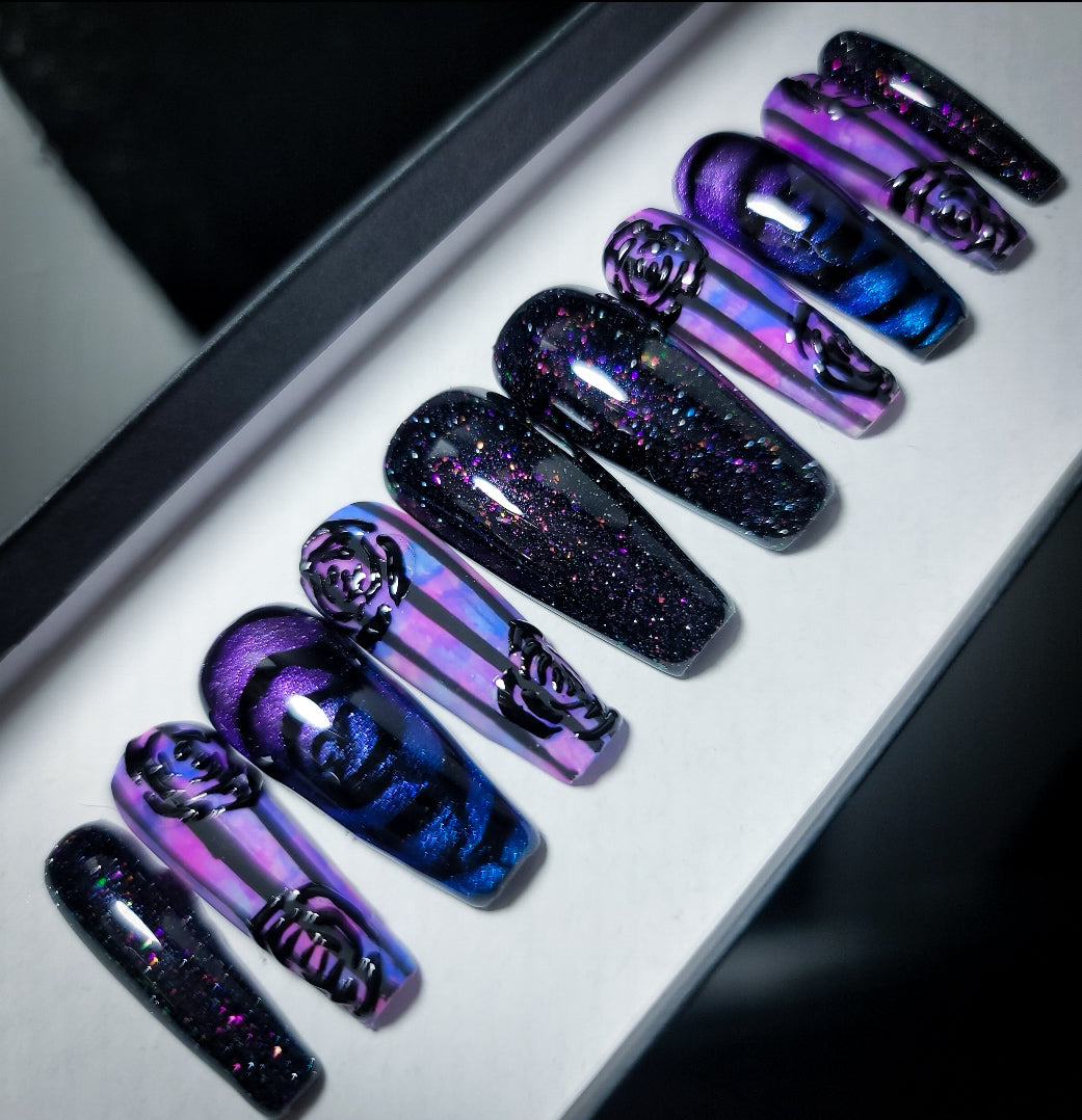 Flora Press on Nail Set