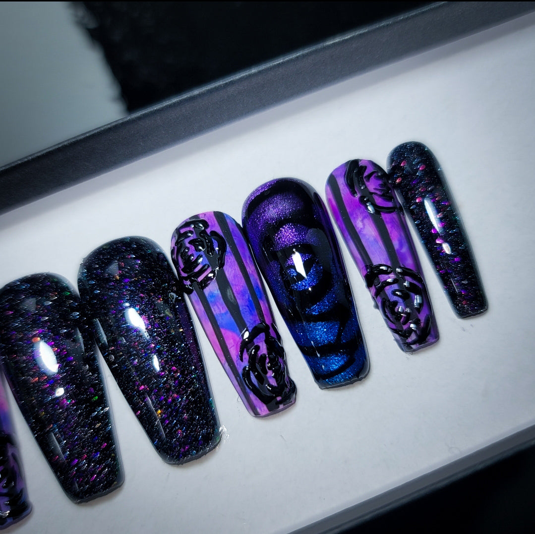 Flora Press on Nail Set