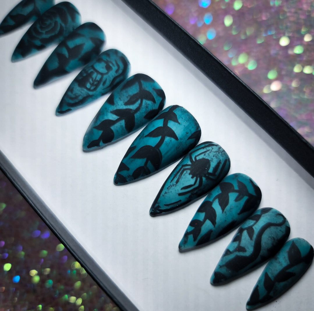 Darkwave Press on nail set