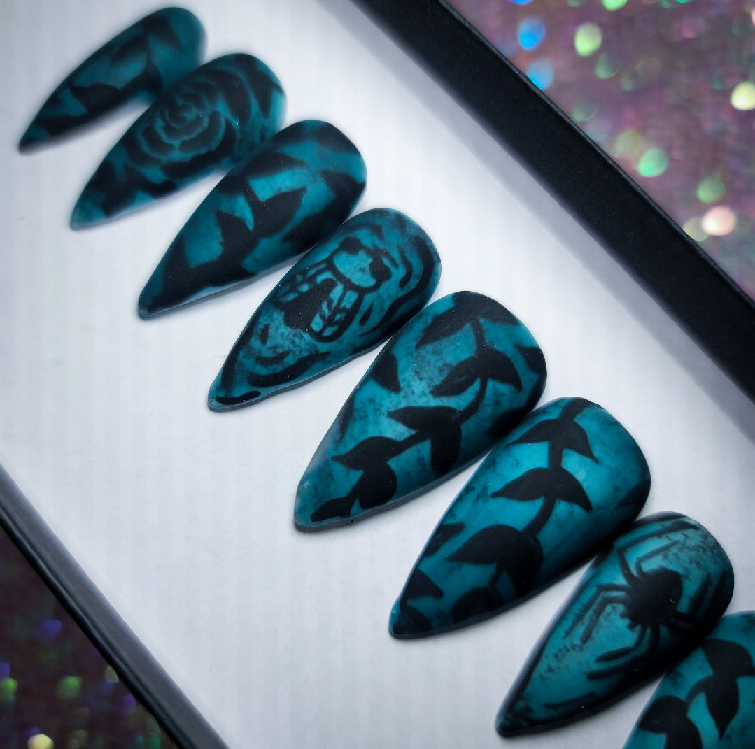 Darkwave Press on nail set