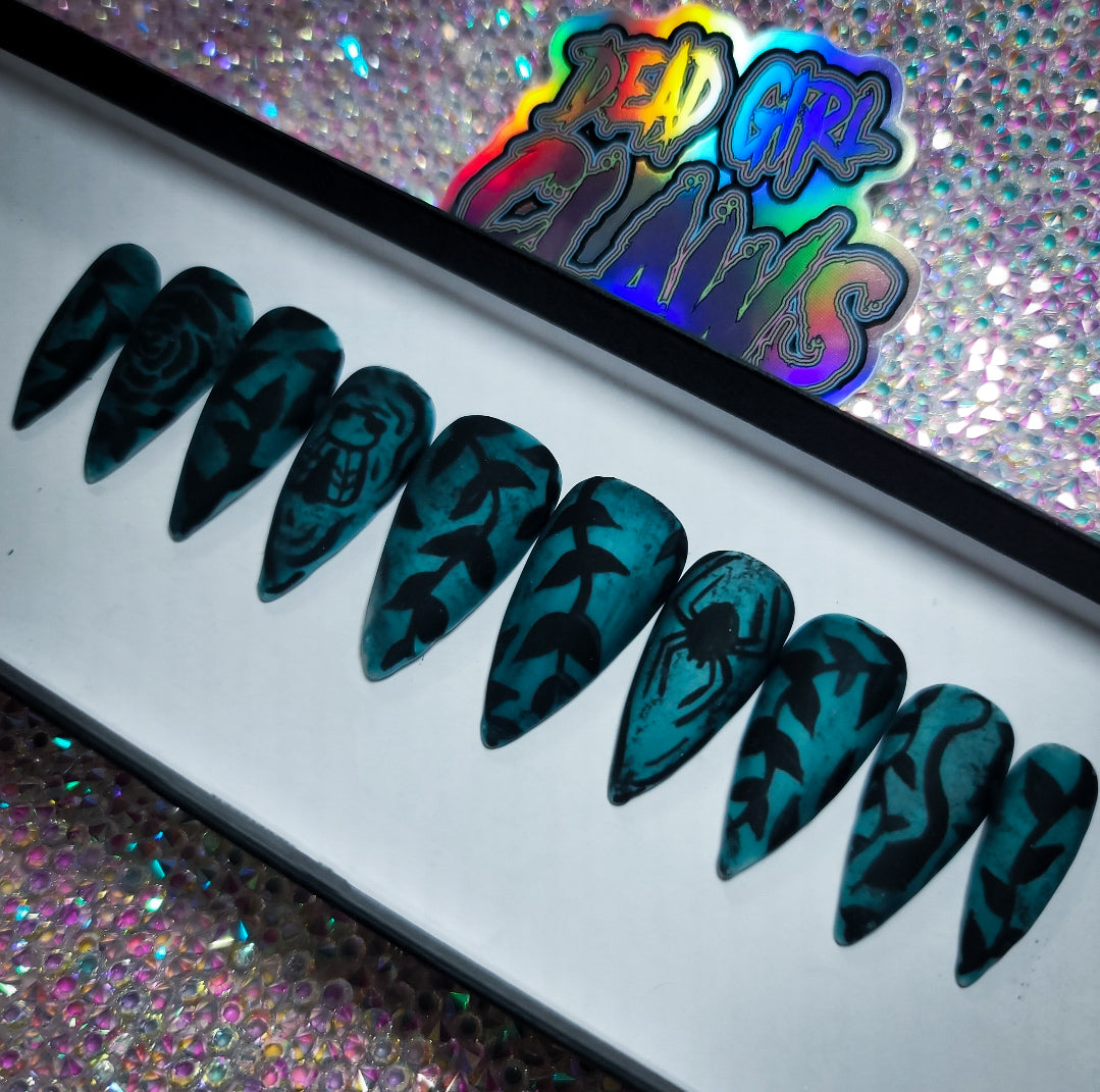 Darkwave Press on nail set