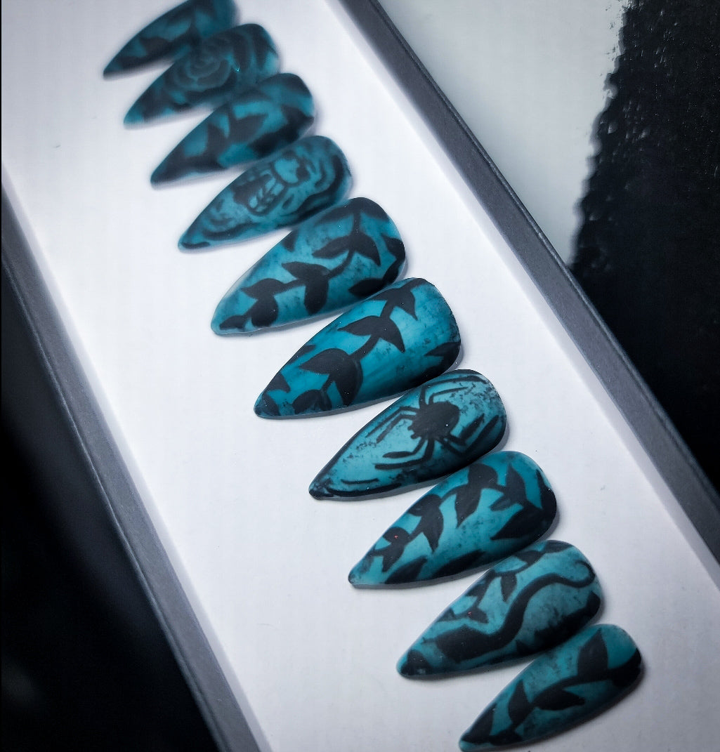 Darkwave Press on nail set