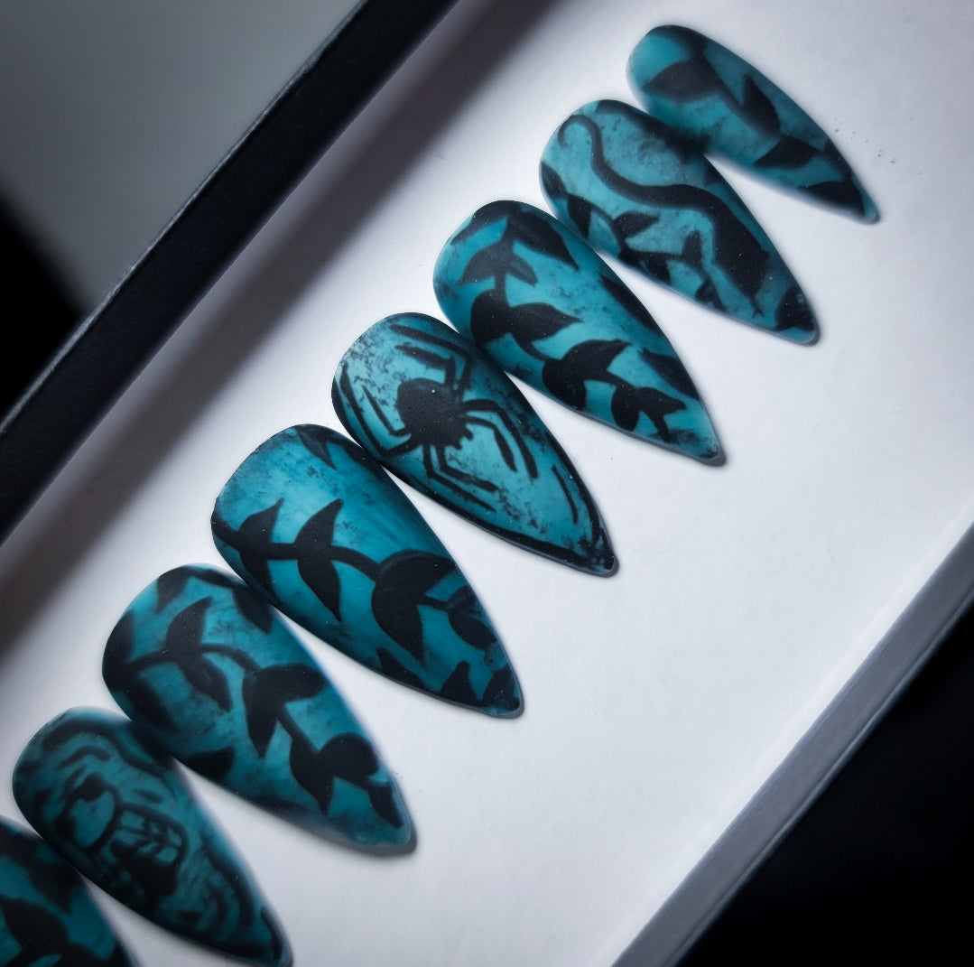 Darkwave Press on nail set