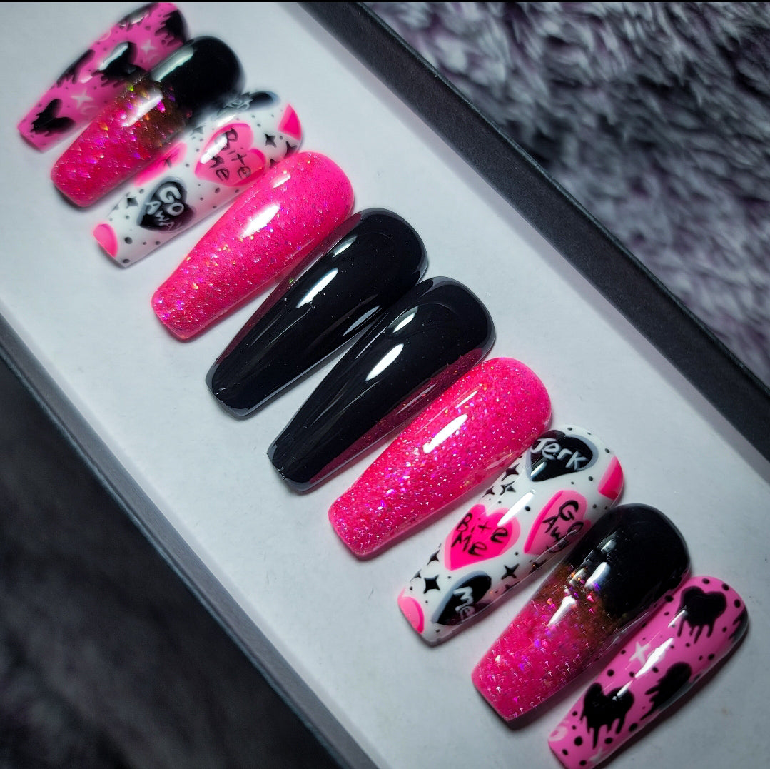 Burn Book Press on Nail Set