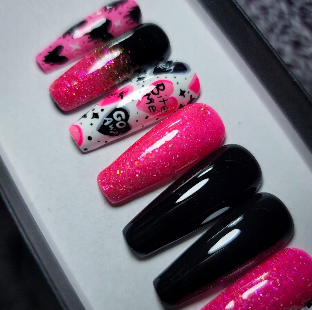 Burn Book Press on Nail Set