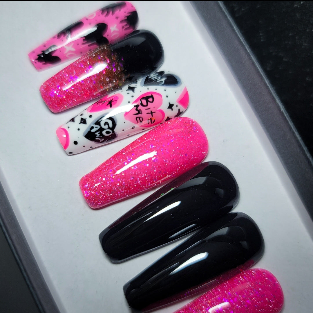 Burn Book Press on Nail Set