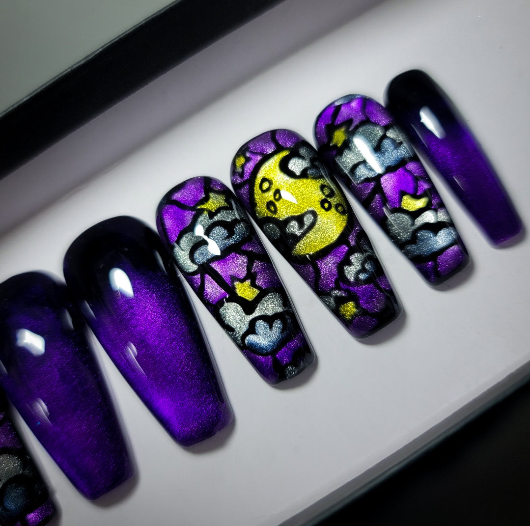 Full Moon Press on Nail Set