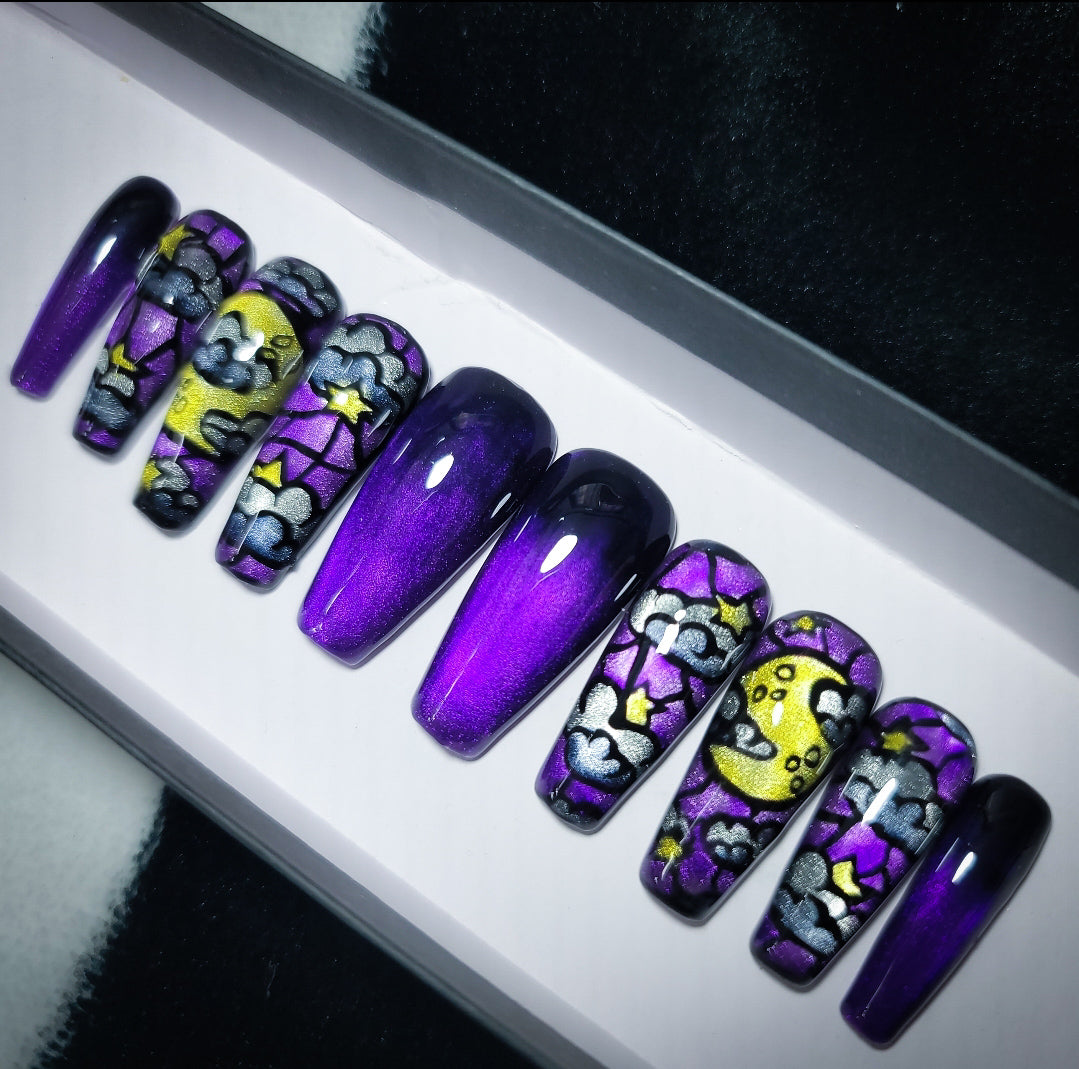 Full Moon Press on Nail Set