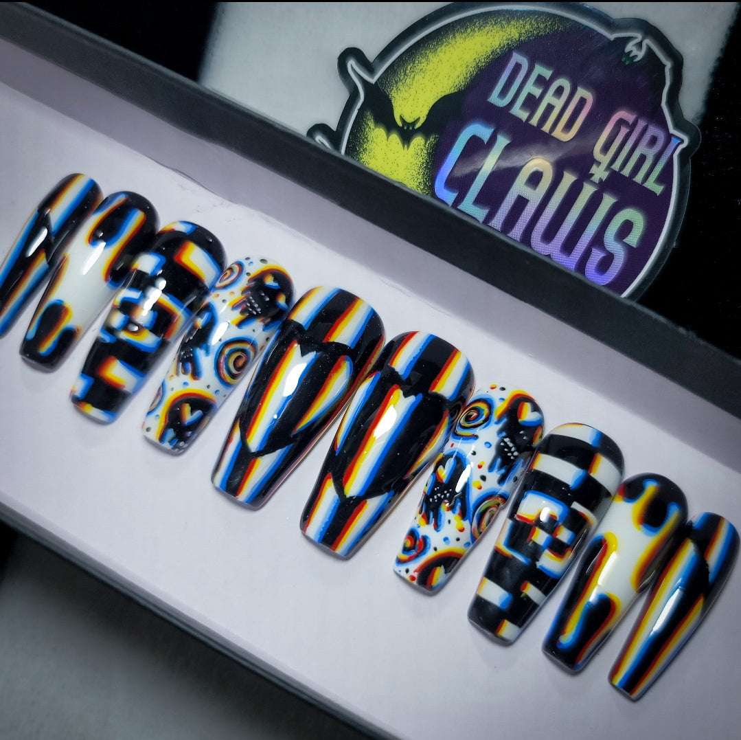 So Trippy Press on Nail Set