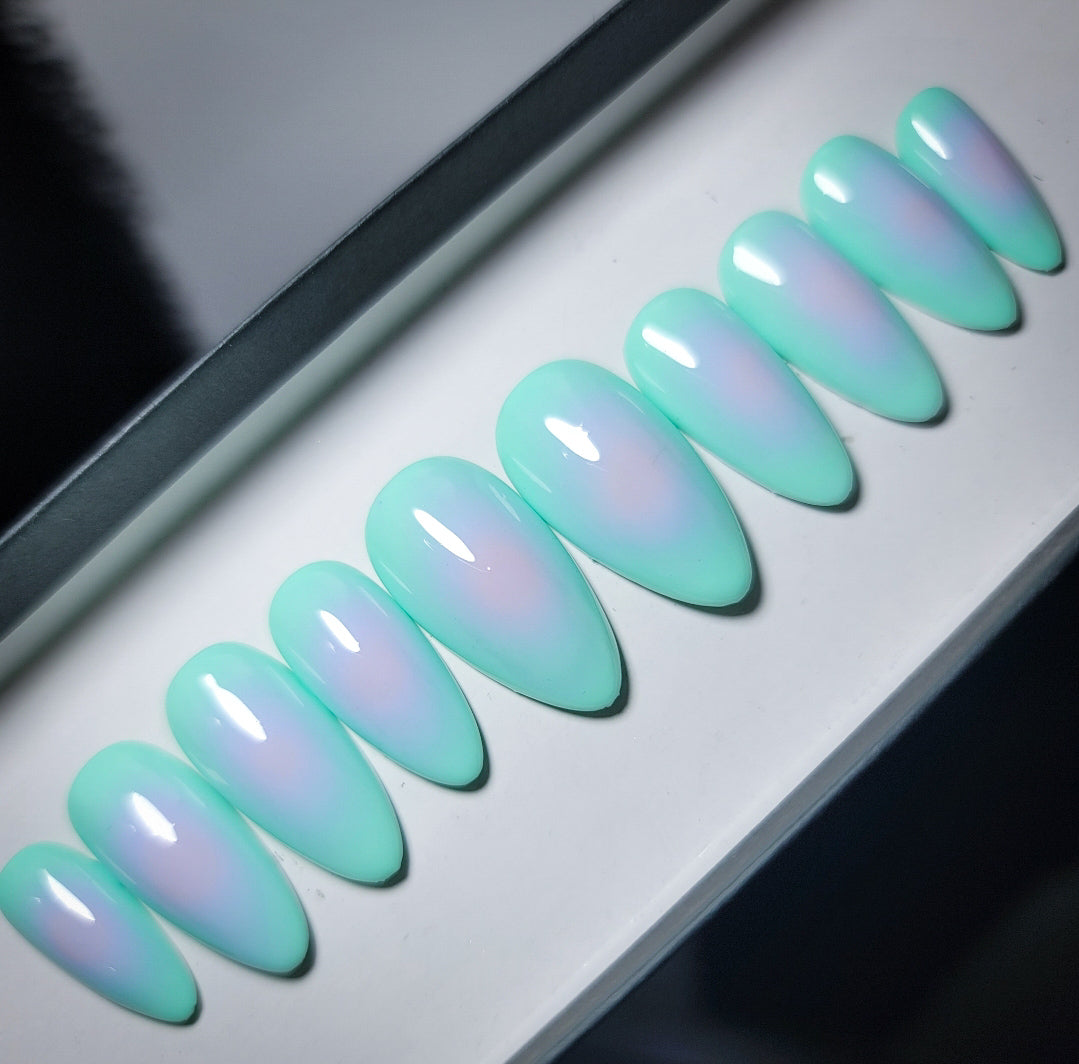 Spring Aura Press on Nails