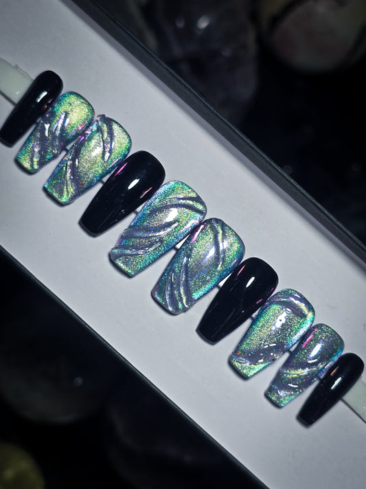 Galactic Veil Press on Nail Set