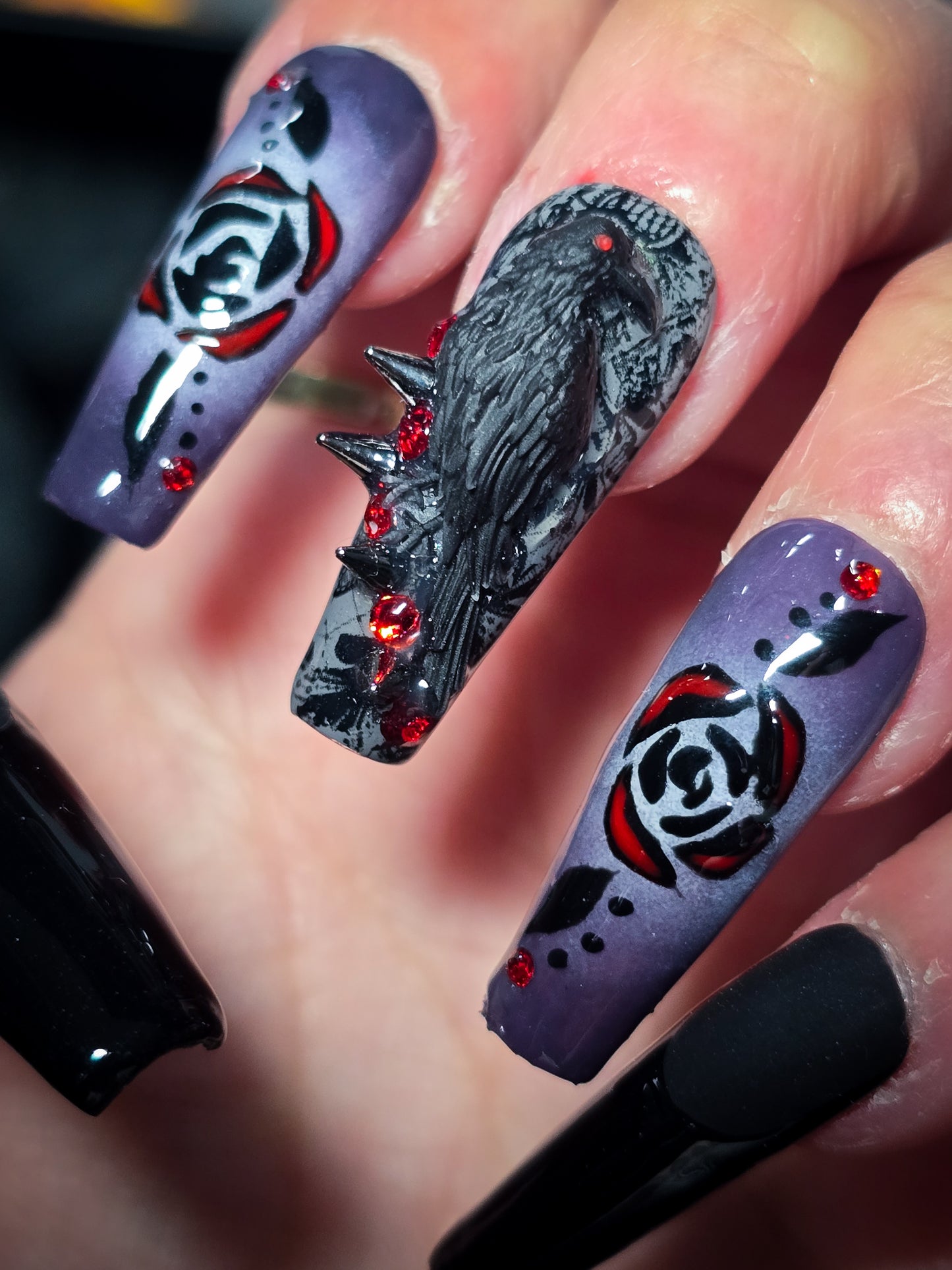 Nevermore Press on Nail Set