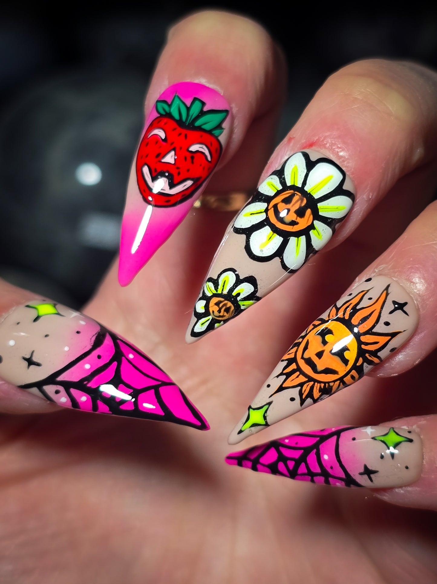 Sweet and Spooky Press on Nail Set