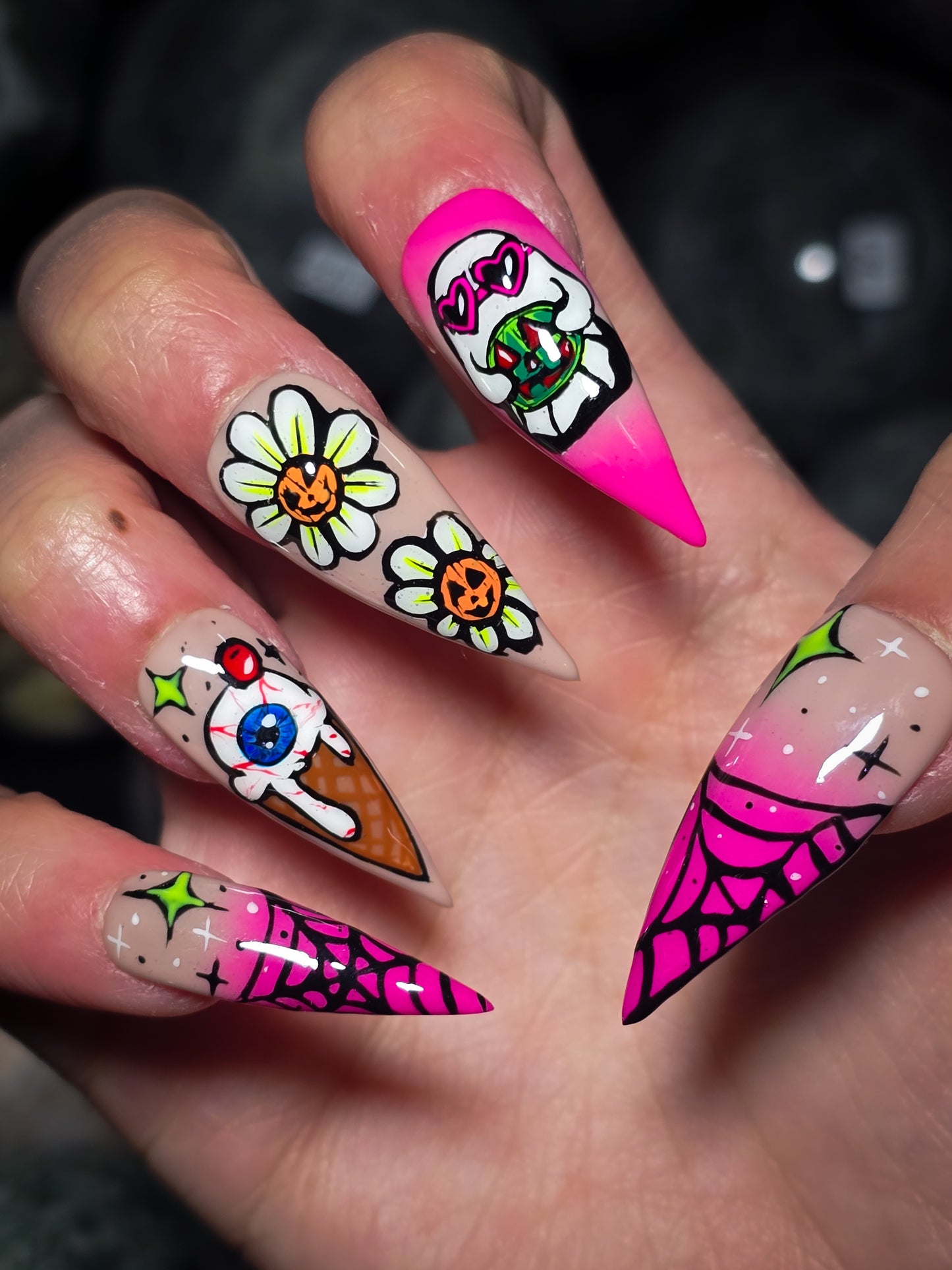 Sweet and Spooky Press on Nail Set