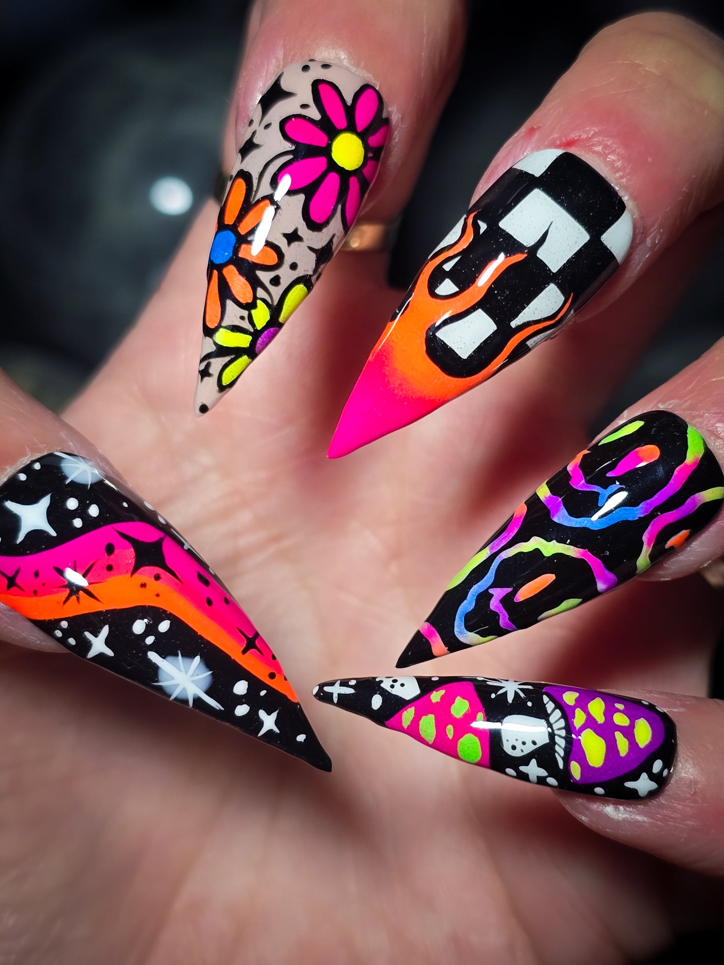Cosmic Groove Press on Nail Set