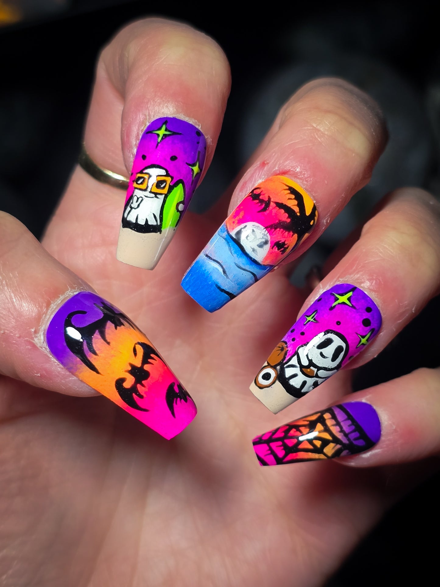 Ghoulish Getaway Press on Nail Set