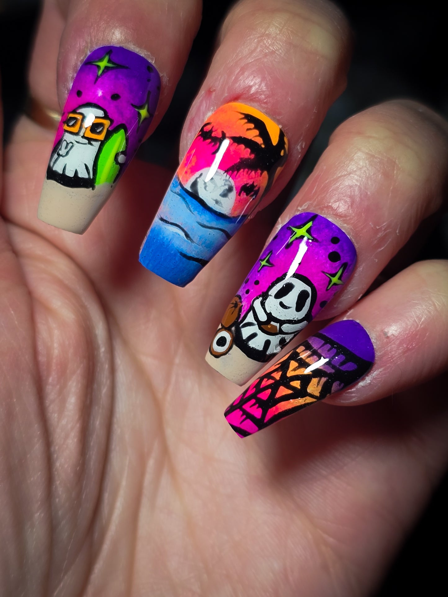 Ghoulish Getaway Press on Nail Set