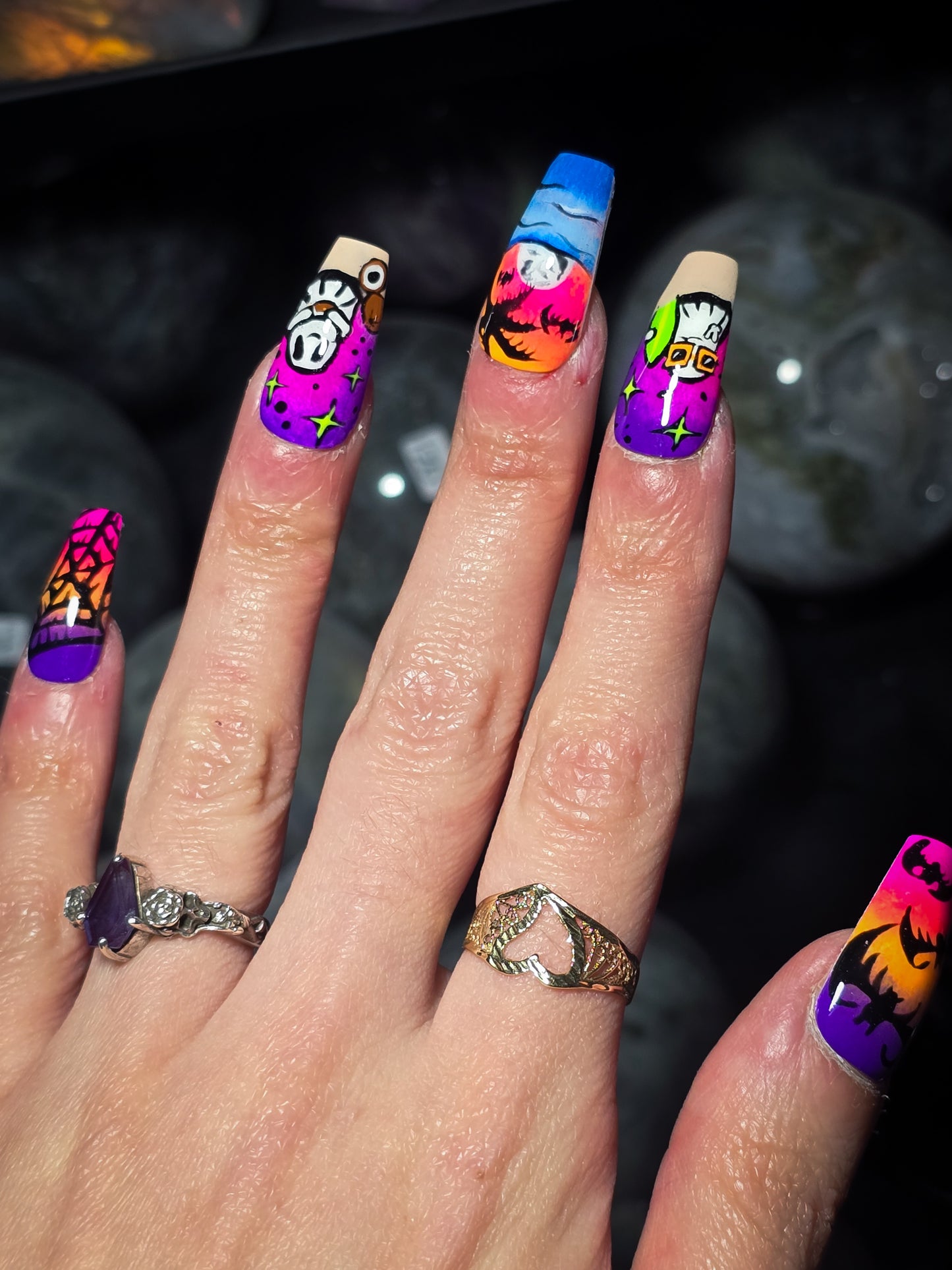 Ghoulish Getaway Press on Nail Set