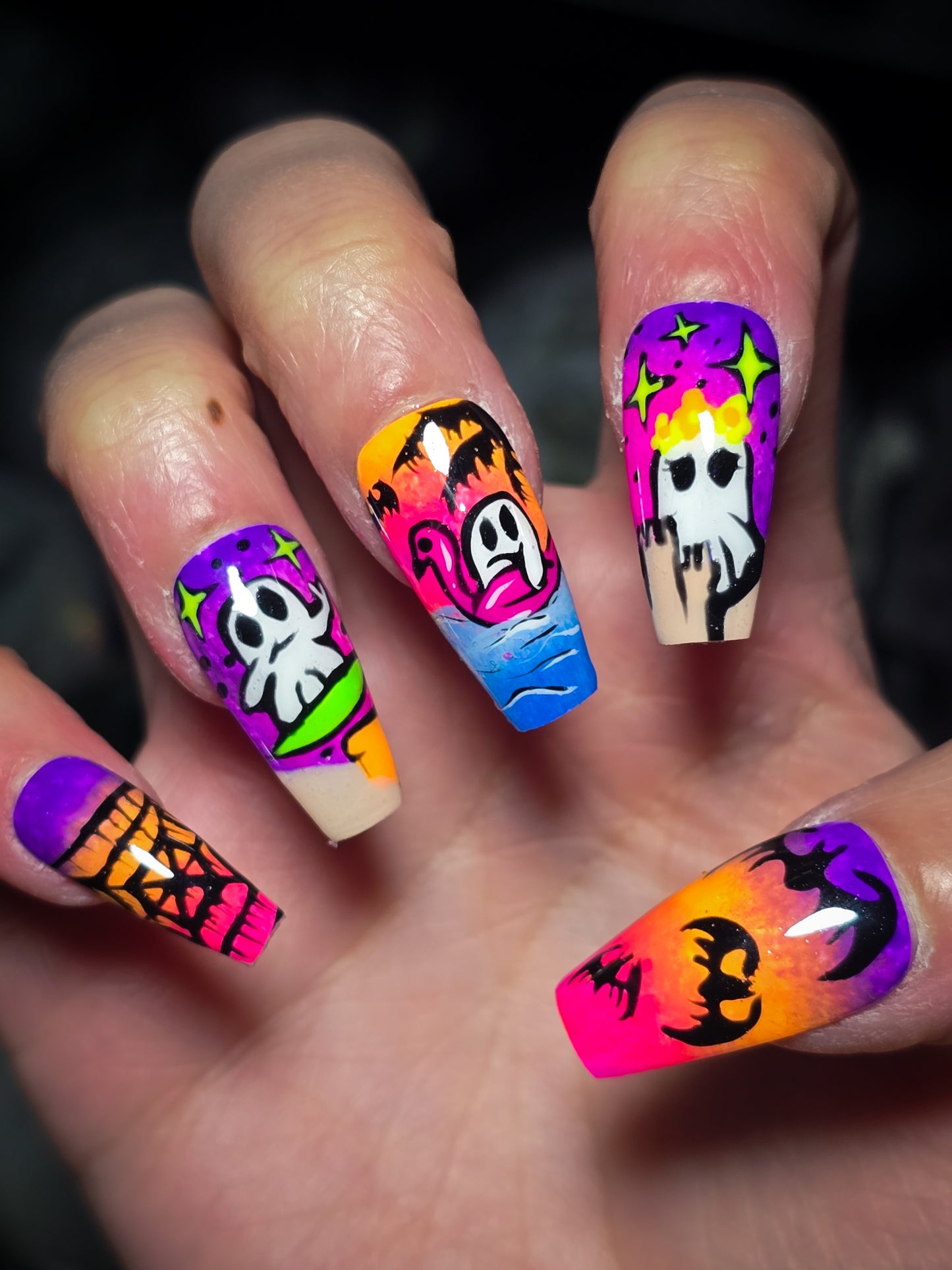 Ghoulish Getaway Press on Nail Set
