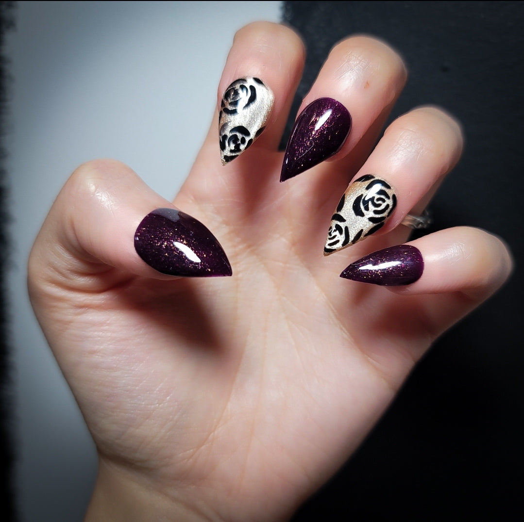 Autumn Goddess Press on Nail Set