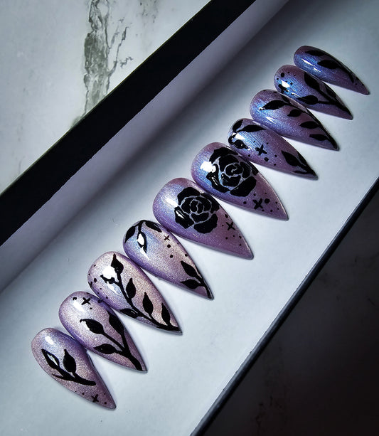 Slay With Sparkle Press on Nails