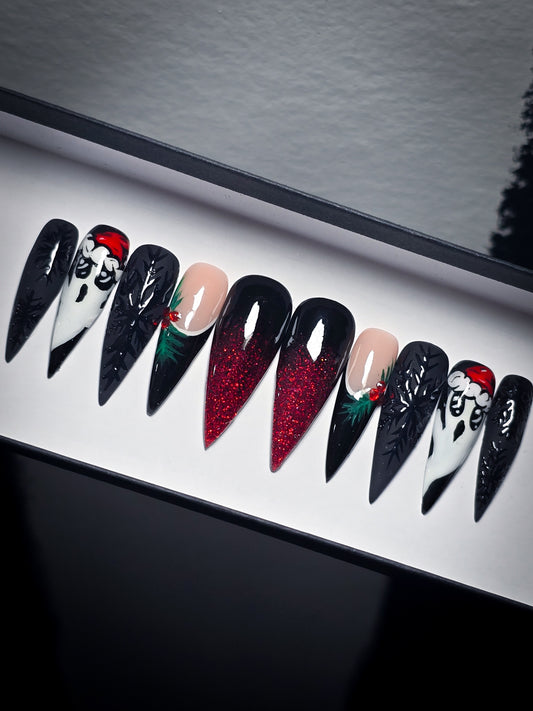 Ghostmas Press on Nail set