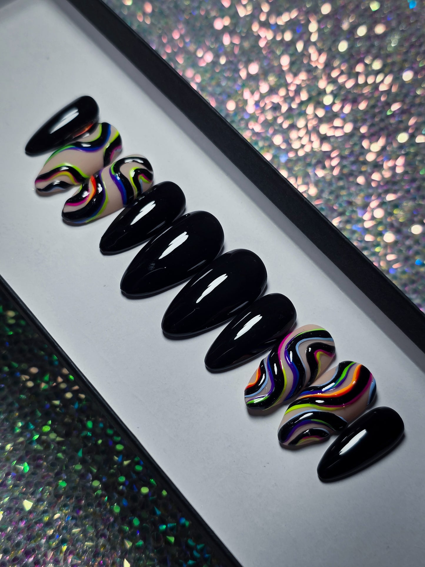 Dark Matter Press on Nail Set