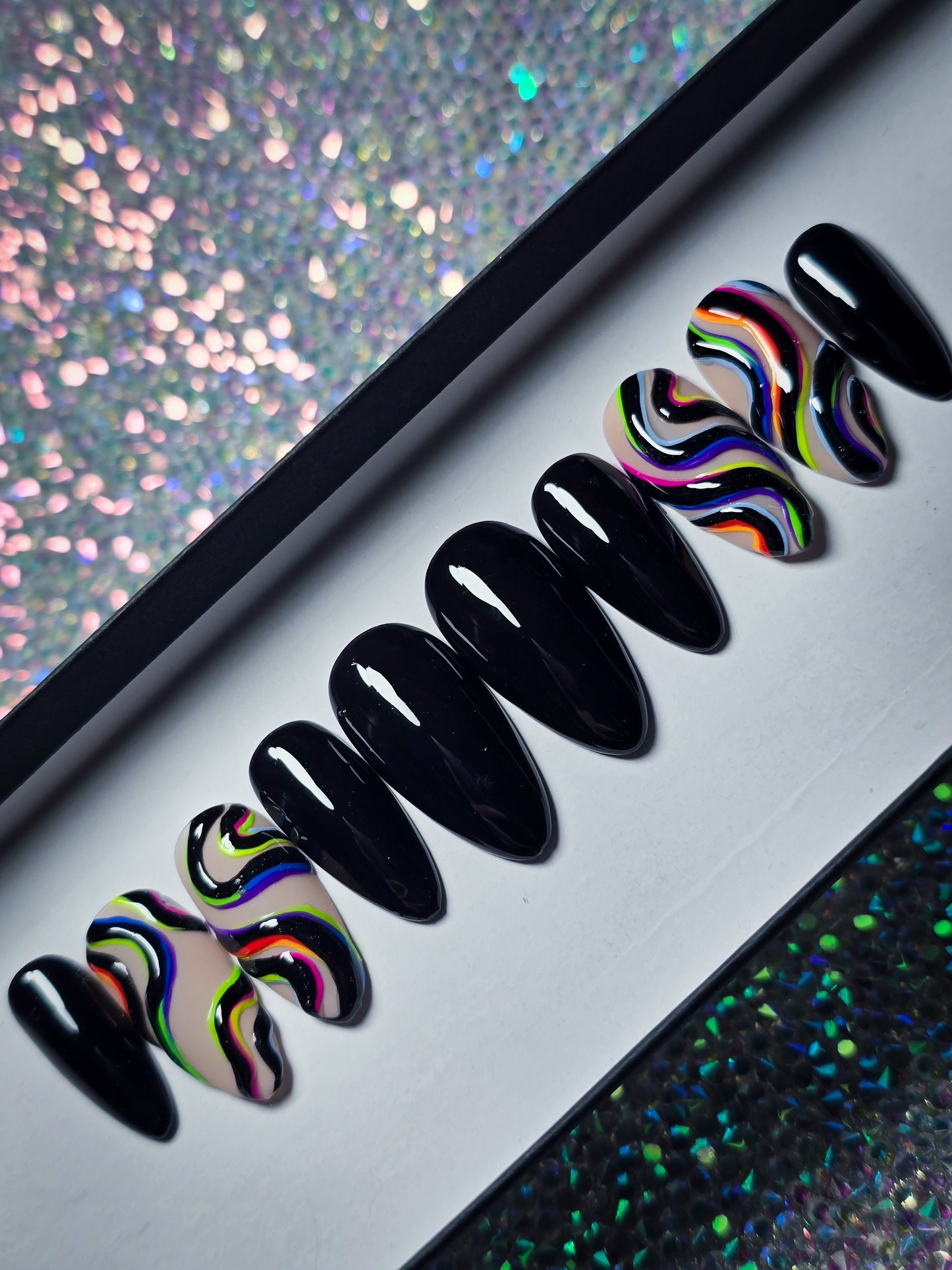 Dark Matter Press on Nail Set