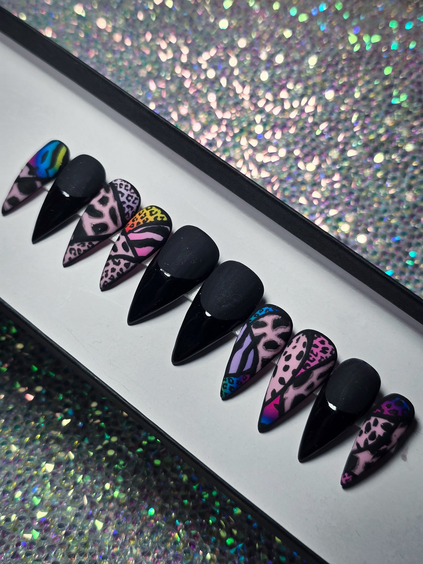 Wildcat Press on Nail Set (Thermal & Glow in the Dark)
