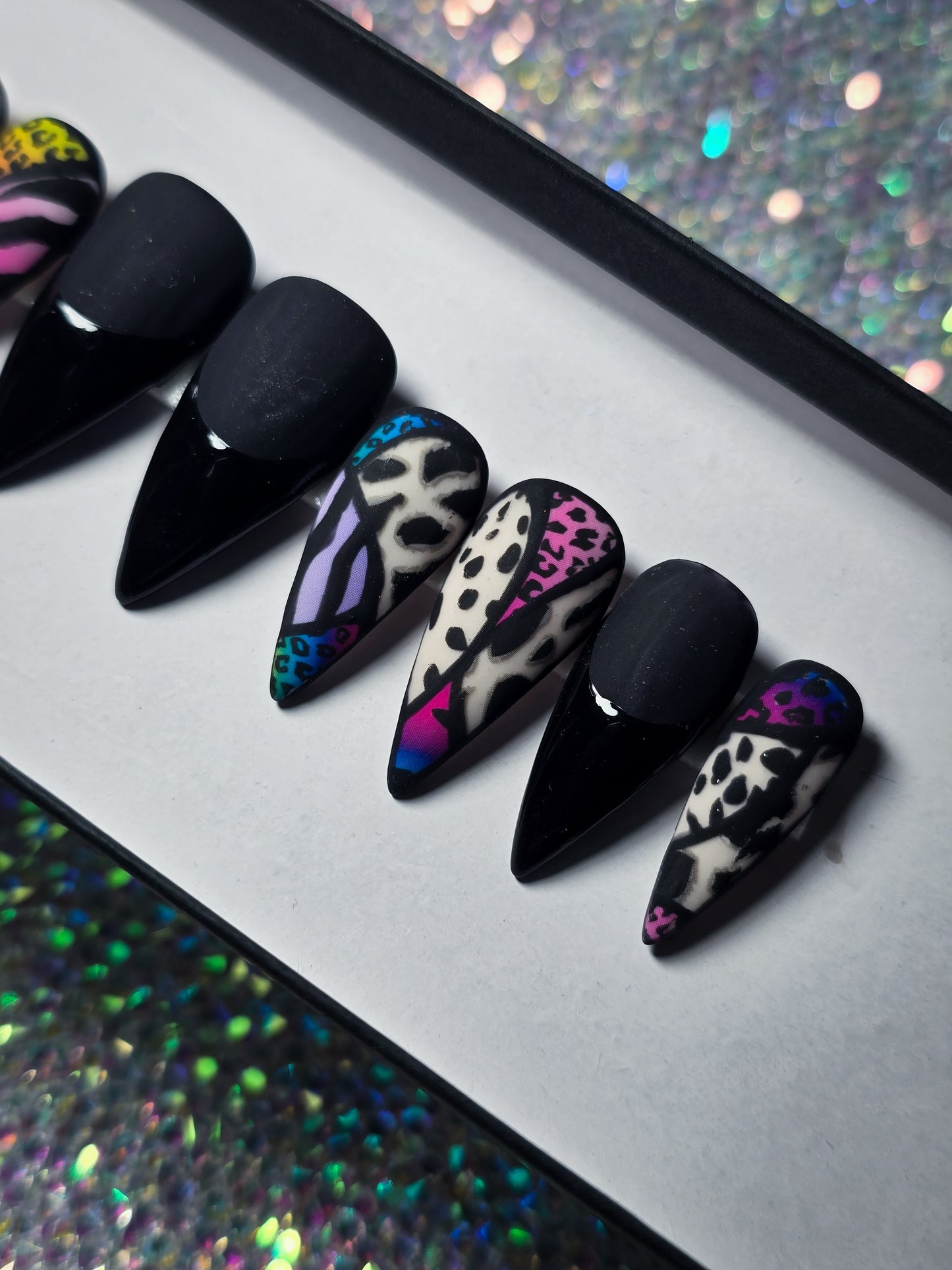 Wildcat Press on Nail Set (Thermal & Glow in the Dark)