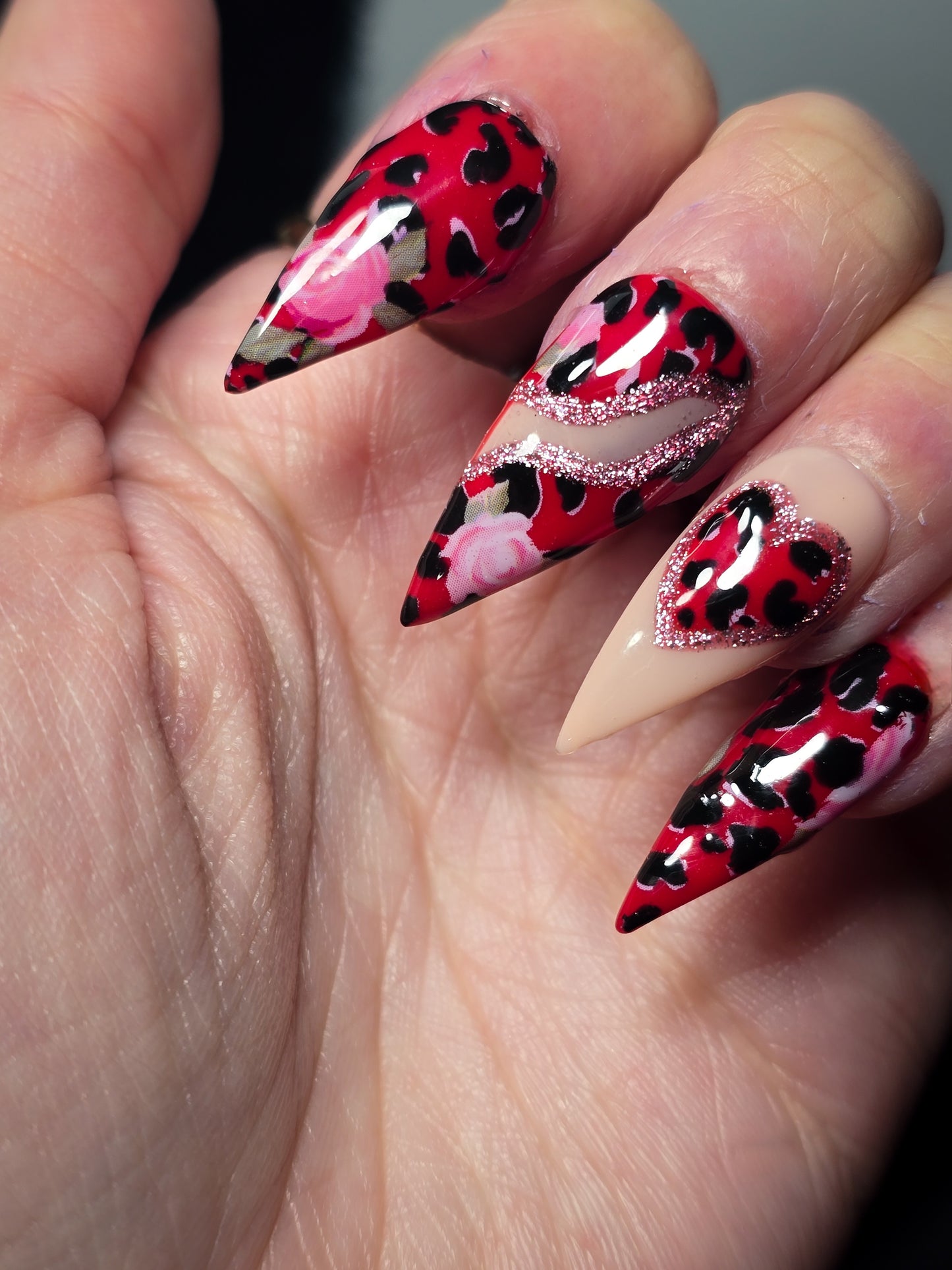 Leopard Luxe Press on Nail Set (Thermal Reactive)