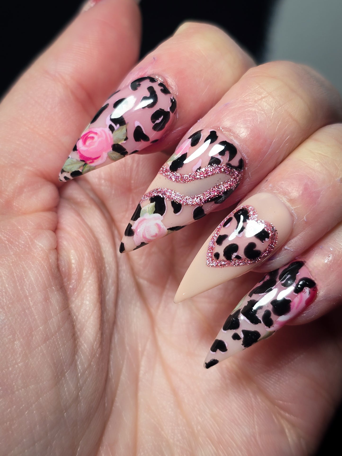 Leopard Luxe Press on Nail Set (Thermal Reactive)