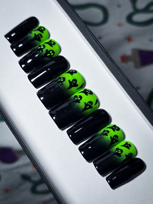 Neon Spirits Press on Nail Set