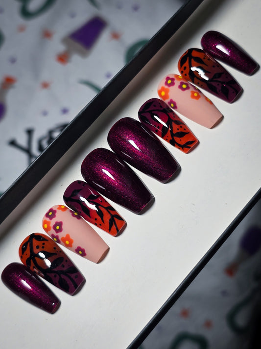 Autumn Whispers Press on Nail Set